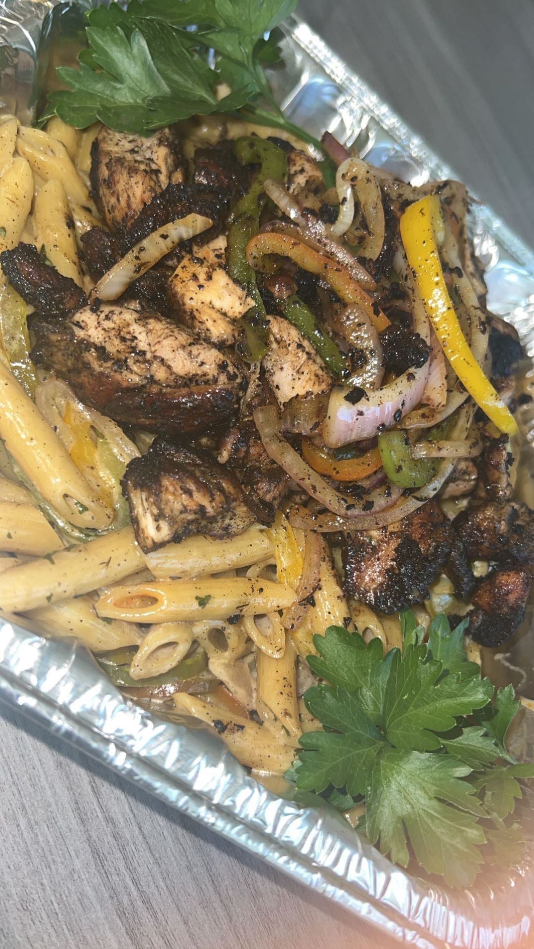 GGK jerk chicken pasta